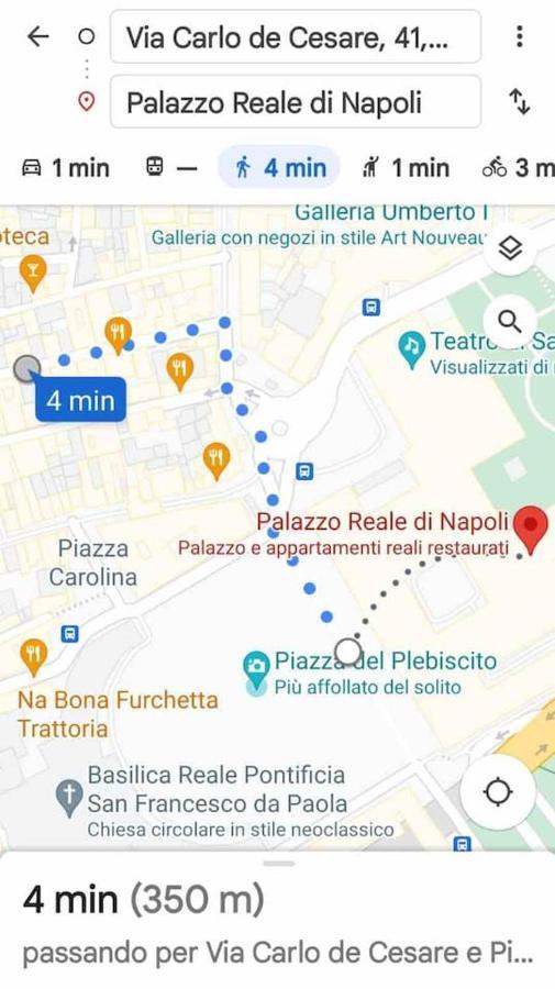 Traversa Toledo, Intero Appartamento Al Plebiscito Nápoly Kültér fotó