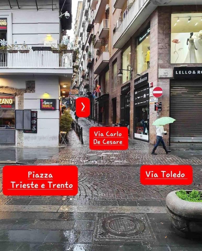 Traversa Toledo, Intero Appartamento Al Plebiscito Nápoly Kültér fotó